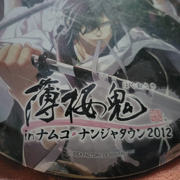 Hakuoki Saito Hajime & Kazama Chikage Circular Display Stand or Hang Decor - Picture 3 of 6